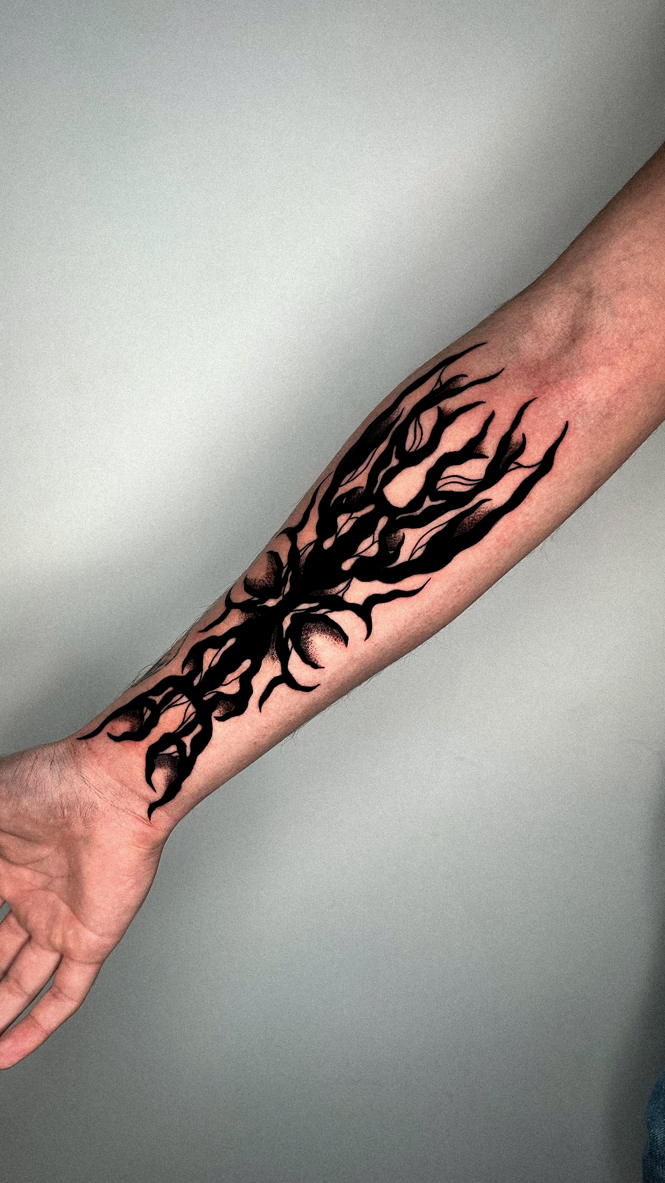 Blackwork tattoo, project 13